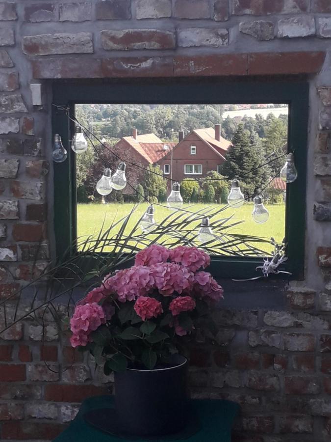 Ferienwohnung Am Haineberg Porta Westfalica Exterior foto